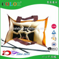 promotional pp woveb ice wine bag 6 bottles carry bag